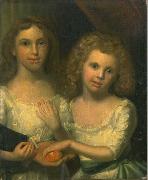 Ralph Earl Callahan Children oil